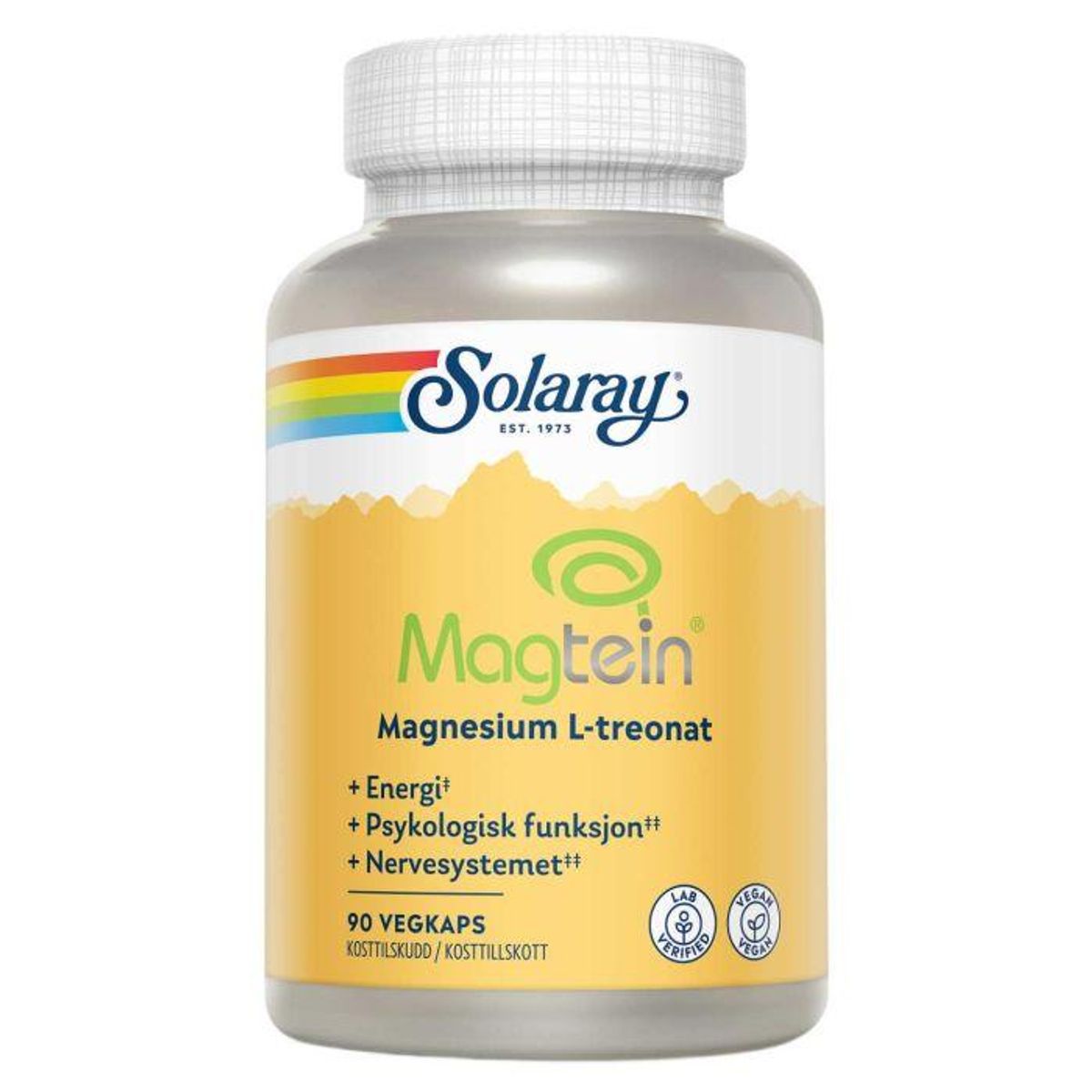 Solaray Magnesium L-treonat - Magtein 90 kps
